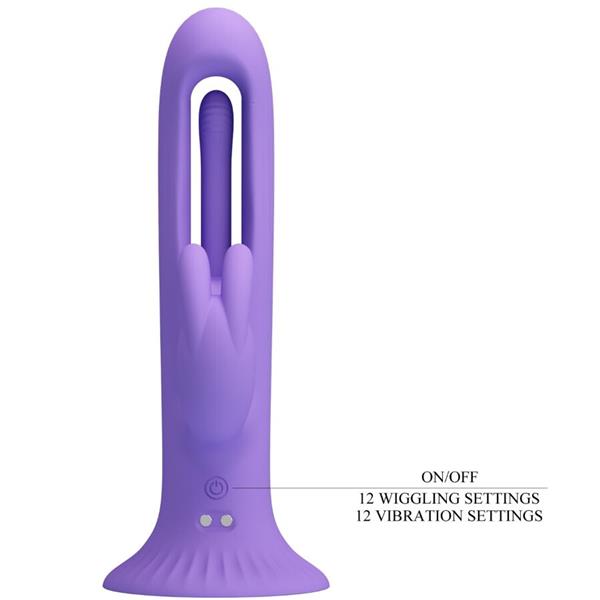 KILLMOULIS ZAJČEK VIBRATOR 12 NAČINOV VIBRACIJE PURPLE