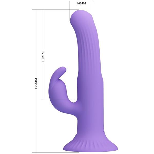 KILLMOULIS ZAJČEK VIBRATOR 12 NAČINOV VIBRACIJE PURPLE