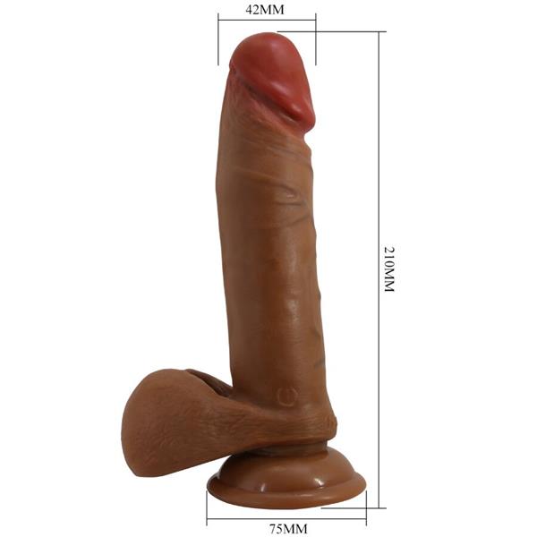 ABEL REALISTIC DILDO 21 CM MULATTO