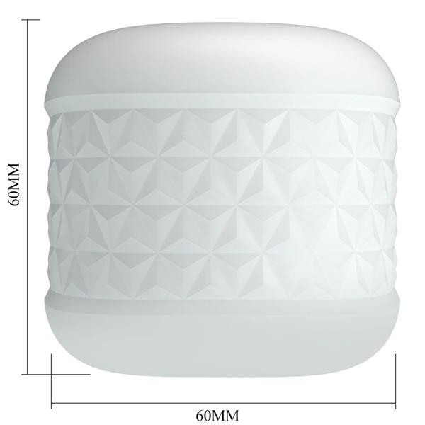 CRYSTLE MALE MASTURBATOR WHITE