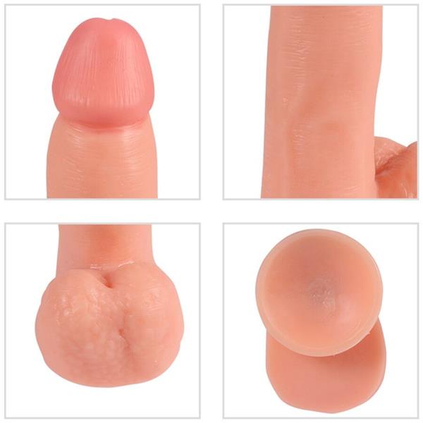 ADAM VIBRATOR DILDO WITH REMOTE CONTROL 21 CM