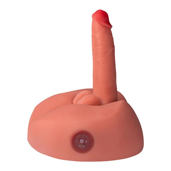 HONEY REALISTIC DILDO MASTURBATOR WITH VIBRATION 25 CM