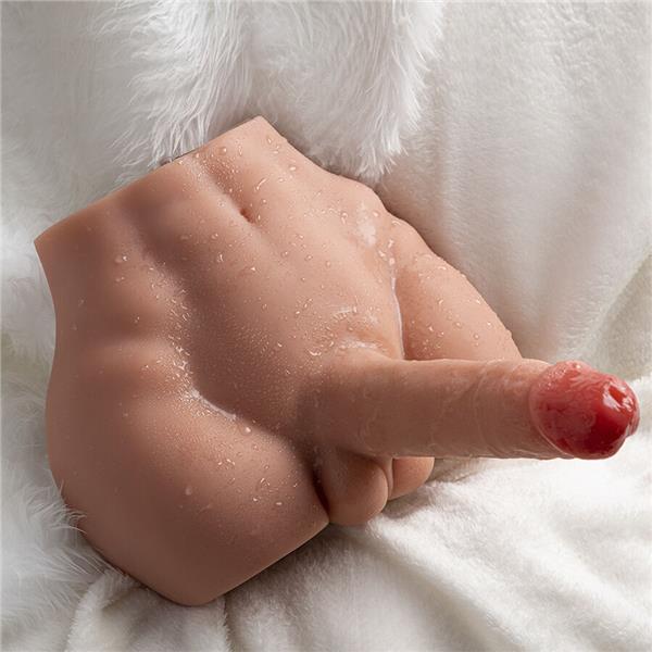 PEEL DILDO ASS REALISTIC DILDO MASTURBATOR FRONT POSITION WITH THRUSTING 17.5 CM