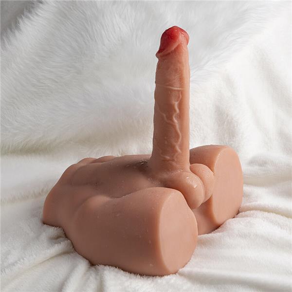 PEEL DILDO ASS REALISTIC DILDO MASTURBATOR FRONT POSITION WITH THRUSTING 17.5 CM
