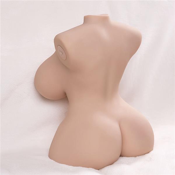 TINY THRUSTING REALISTIC TORSO WITH FEMALE VIBRATION 40 CM