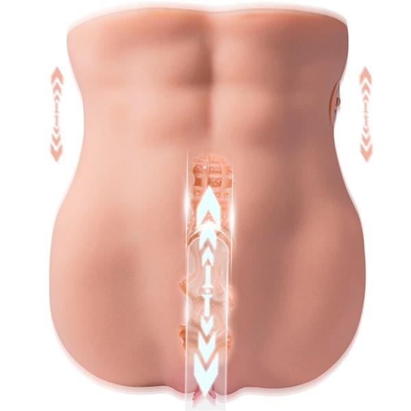 LYDIA ŽENSKI MASTURBATOR S VAGINALNIM OTVOROM I POKRETOM 25 CM