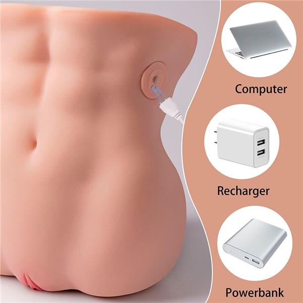 LYDIA ŽENSKI MASTURBATOR S VAGINALNIM OTVOROM I POKRETOM 25 CM