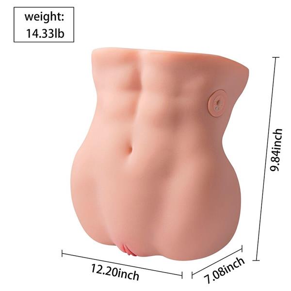 LYDIA ŽENSKI MASTURBATOR S VAGINALNIM OTVOROM I POKRETOM 25 CM
