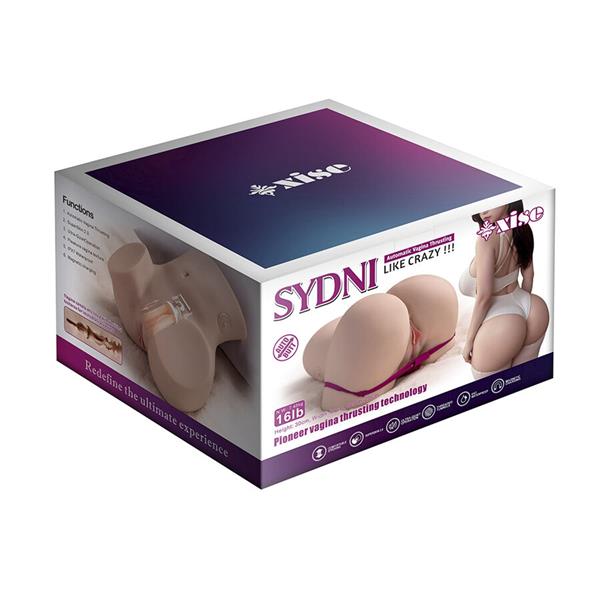 SYDNI REALISTIC MULTIPOSITION VAGINA MASTURBATOR WITH THRUSTING
