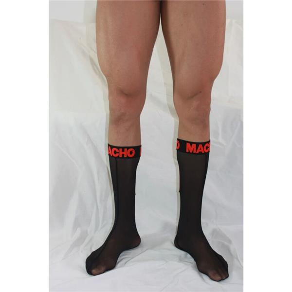 THIN SOCKS ONE SIZE BLACK/RED