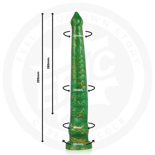 DILDO HYLOS GREEN FLASH