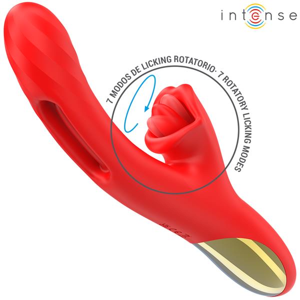 JESSICA MULTIFUNKCIONALNI VIBRATOR STIMULACIJA KLITORISA 24.8 CM CRVENI