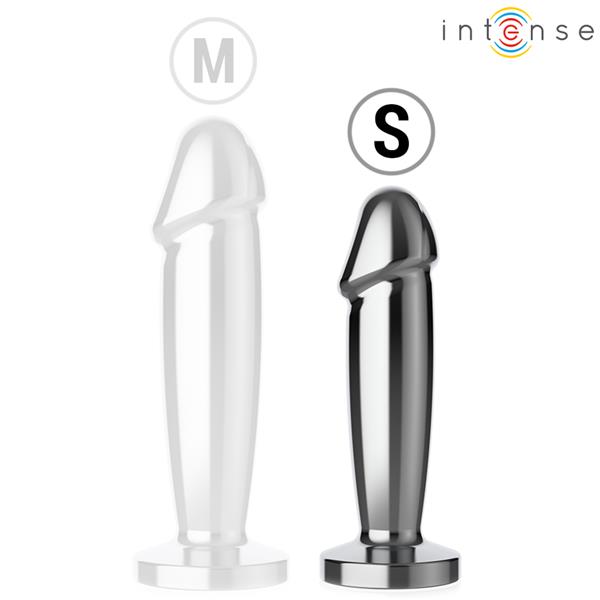 ANAL PLUG 10 VIBRATIONS METAL DILDO WITH REMOTE CONTROL S