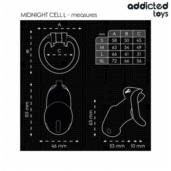 MINDNIGHT CELL PENIS CAGE SIZE L