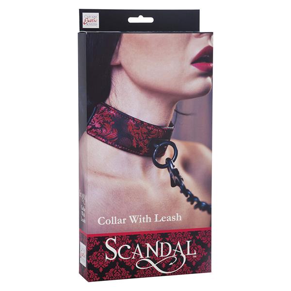 SCANDAL NECKLACE WITH BLACK STRAP