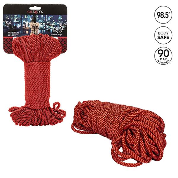 SCANDAL RED BDSM ROPE 30 M