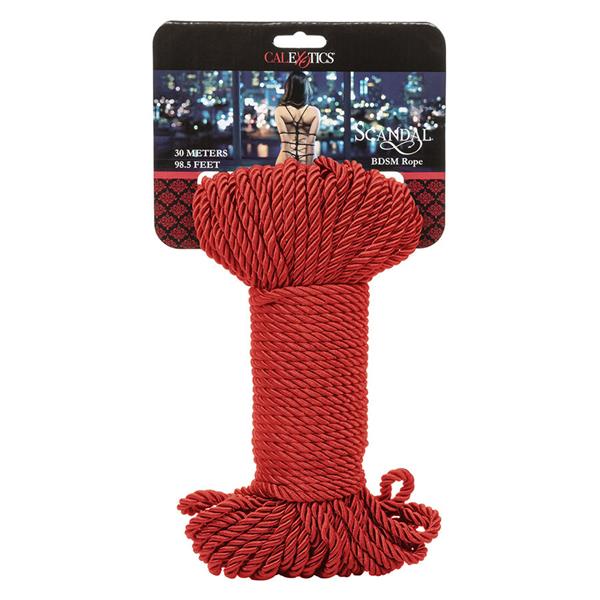 SCANDAL RED BDSM ROPE 30 M