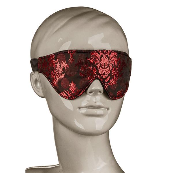 SCANDAL OPAQUE EYE MASK WITH RED DETAILS