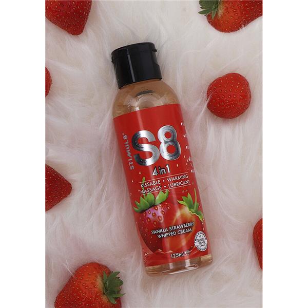 S8 4 IN 1 STRAWBERRY DESSERT LUBRICANT 125 ML