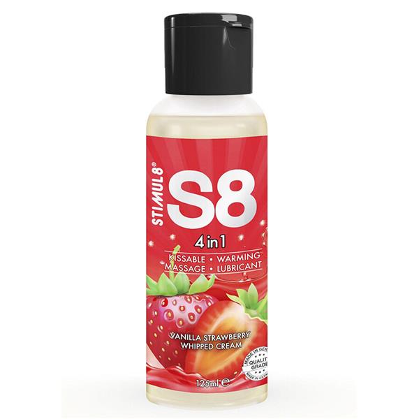S8 4 IN 1 STRAWBERRY DESSERT LUBRICANT 125 ML