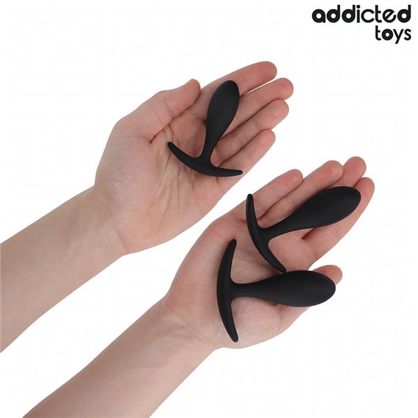 SET OF 3 ANAL PLUG SILICONE MODEL 2