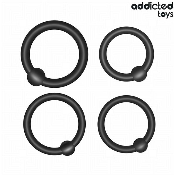 SET OF PRESSURE SILICONE RINGS