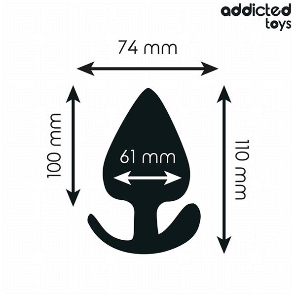 ANAL PLUG SILICONE SIZE XXL 11 CM