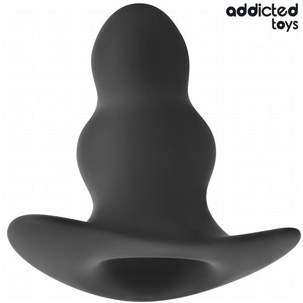 HOLLOW ANAL PLUG SILICONE SIZE M 9.6 CM