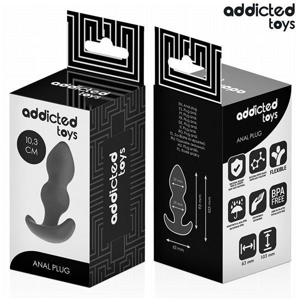 ANAL PLUG SILICONE SIZE S 10.3 CM