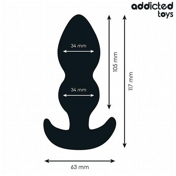ANAL PLUG SILICONE SIZE L 11.7 CM