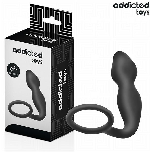 ANALNI VTIČ S PRSTANOM SILIKONSKI MODEL 2