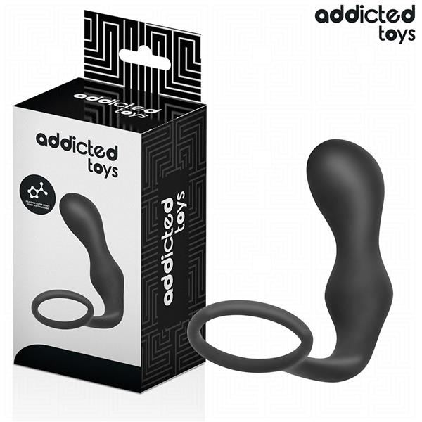 ANAL PLUG WITH RING SILICONE MODEL 3