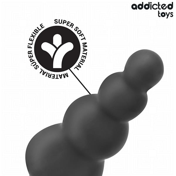 ANALNI PLUG Z OBROČEM SILIKON MODEL 5