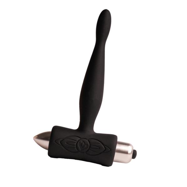PETITE SENSATIONS TEAZER ANAL PLUG VIBRATOR ČRNA