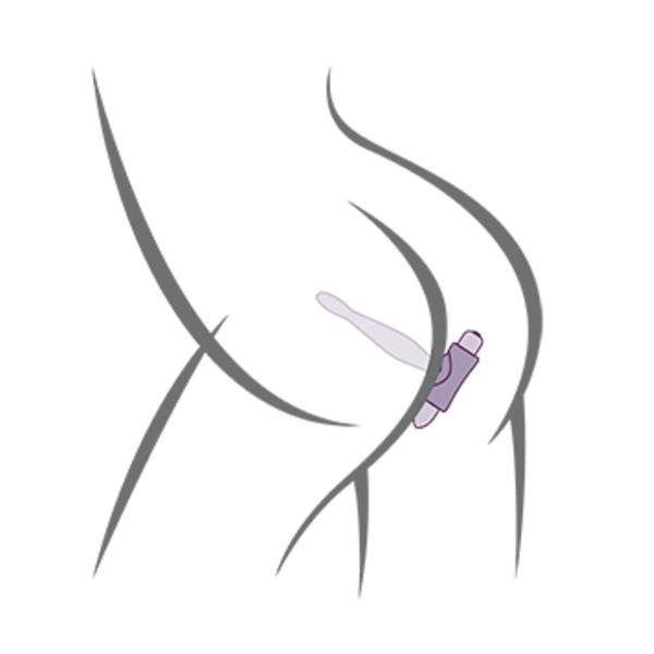 PETITE SENSATIONS TEAZER ANAL PLUG VIBRATOR ČRNA