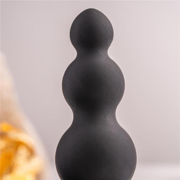 PETITE SENSATIONS BUBBLES ANAL PLUG VIBRATOR BLACK