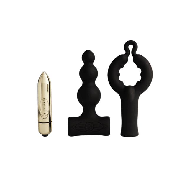 PETITE SENSATIONS BUBBLES ANAL PLUG VIBRATOR BLACK