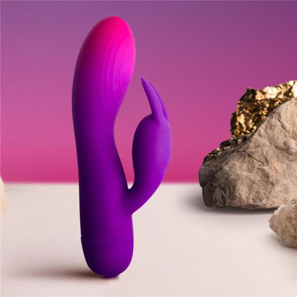 GLO- GIRL PURPLE RABBIT VIBRATOR
