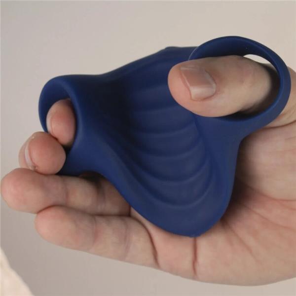 PALM BLUE FLEXIBLE VIBRATOR MASTURBATOR