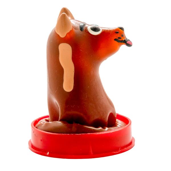 HANDPAINTED NOVELTY CONDOMS DOG