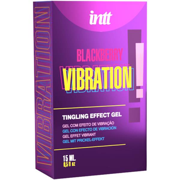 LIQUID VIBRATING GEL BLACKBERRY FLAVOR 15 ML