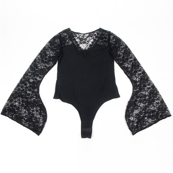 TEDDY FLORAL PATTERN LONG SLEEVE S/M