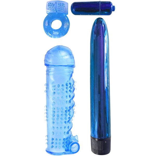 ULTIMATE PLEASURE COUPLES KIT AZUL