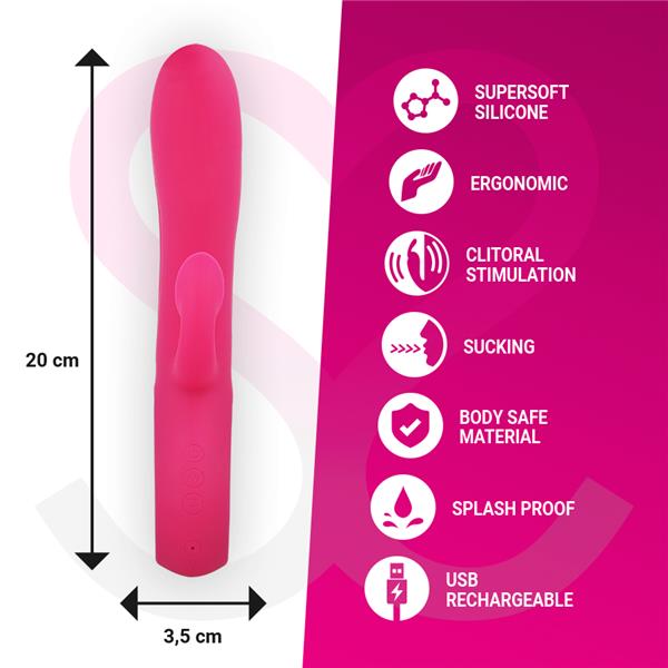 DUSTIN CLITORAL SUCTION AND POWERFUL VIBRATION PREMIUM SILICONE RECHARGEABLE