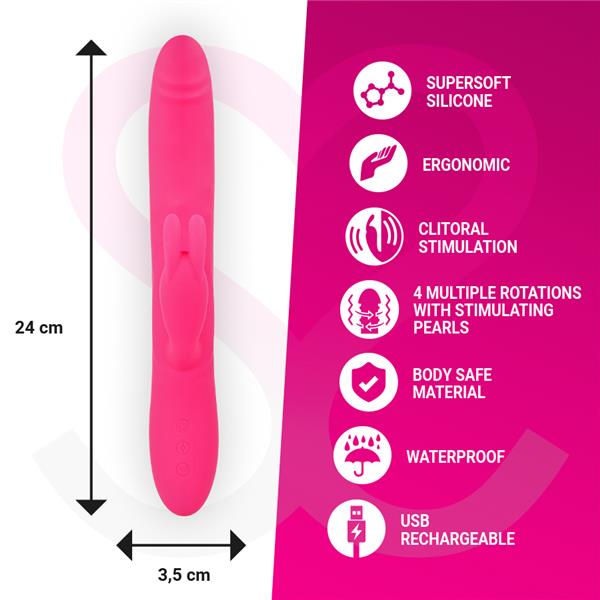 SOMER PREMIUM VIBRATOR WITH MULTIPLE ROTATION