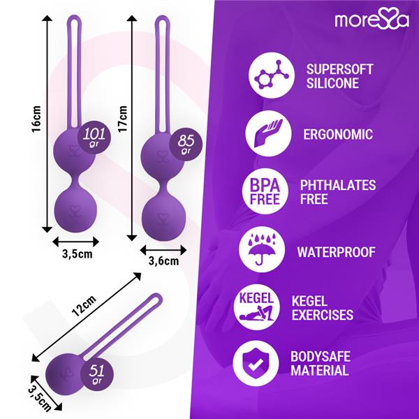 OSIAN SET PREMIUM LILAC SILICONE