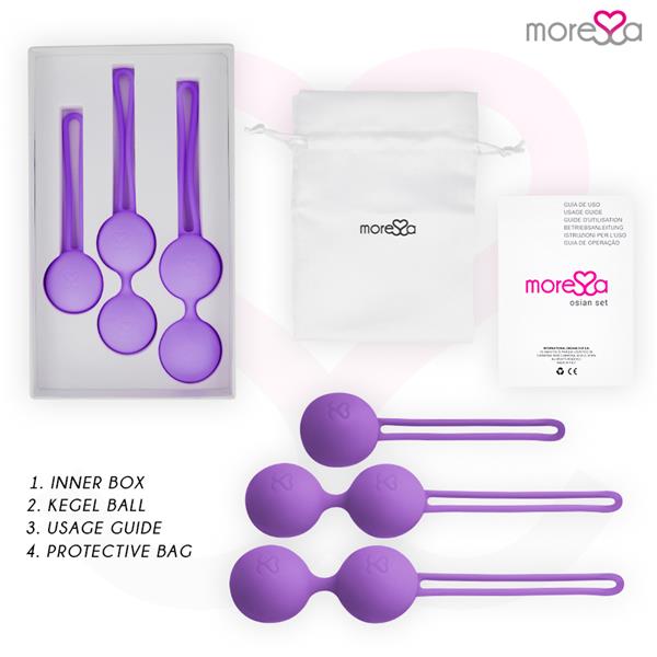OSIAN SET PREMIUM LILAC SILICONE