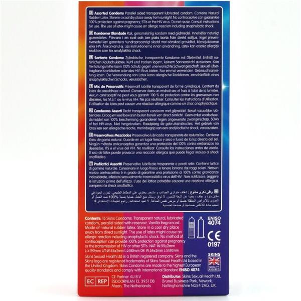 ASSORTED PREMIUM CONDOMS PACK 16