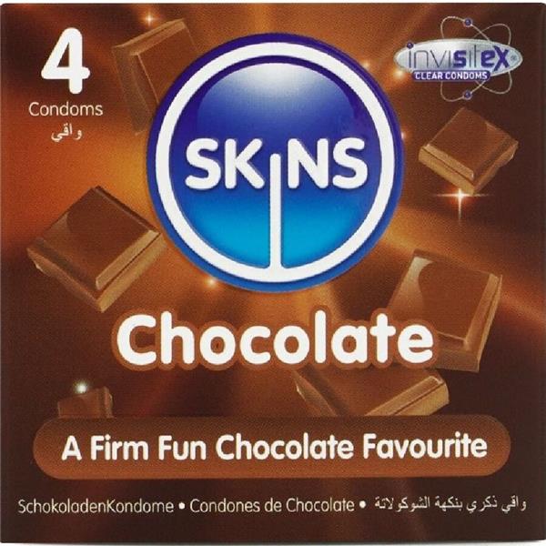 CHOCOLATE PREMIUM CONDOMS PACK 4