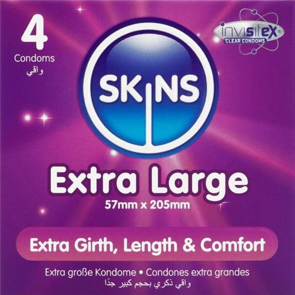 EXTRA LARGE PREMIUM CONDOMS PACK 4